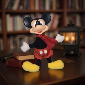 Vintage Applause Mickey Mouse Plush Stuffed Animal 3” P5
